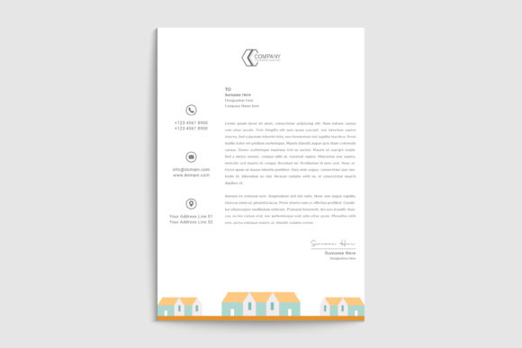 Download Real Estate Marketing Company Letterhead - Market Collection
