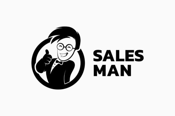 Download Salesman Businessman Mascot Logo - Man Collection