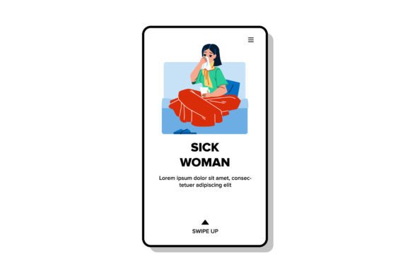 Download Sickness Woman Blow Nose in Handkerchief - Man Collection