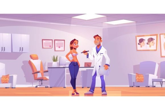 Download Plastic Surgeon Consulting Woman - Man Collection