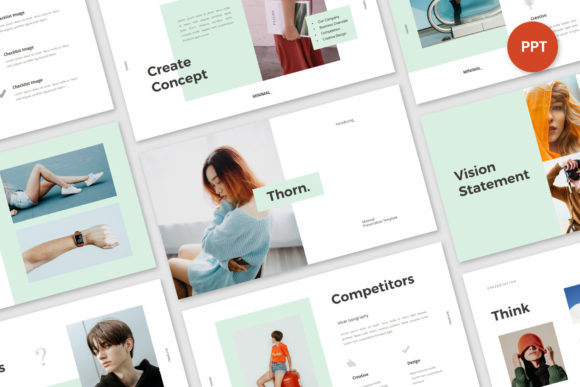 Download Lookbook Minimal - PowerPoint - Book Collection