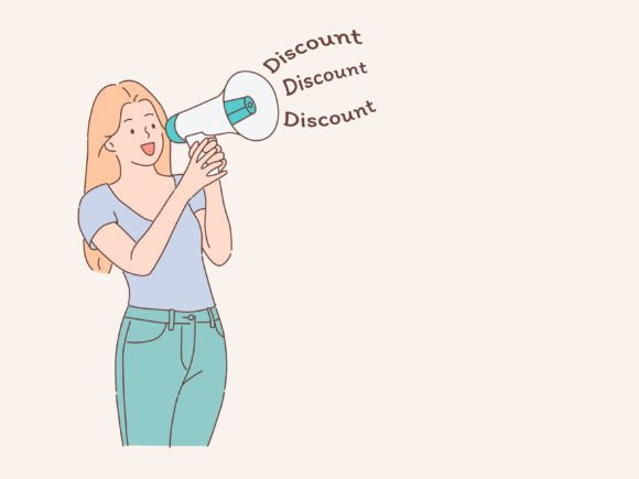Download Woman Announces Discount - Man Collection