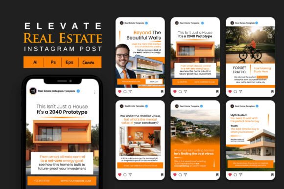 Download Elevate Real Estate Marketing- Instagram - Market Collection