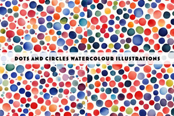 Download Colourful Watercolour Spots Circles Dots - Circle Collection