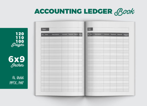 Download Accounting Ledger Book | KDP Interior - Book Collection