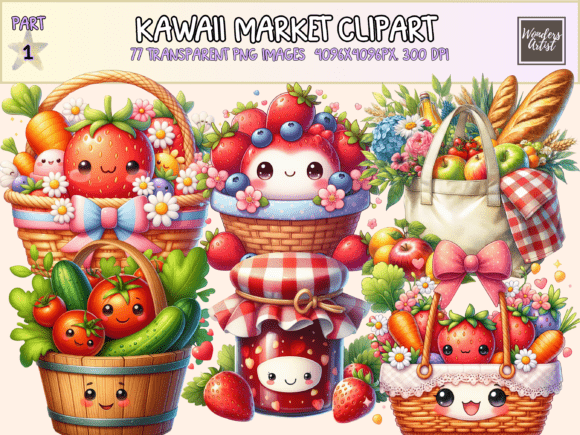 Download Kawaii Market Clipart - Market Collection
