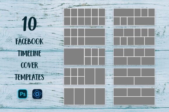 Download Facebook Timeline Cover PSD Template - Book Collection