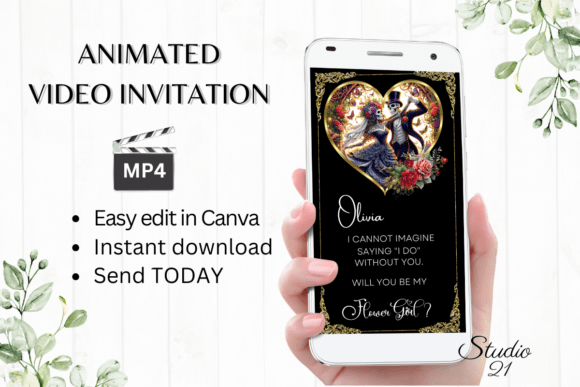 Download Gothic Romantic Flower Girl Proposal - Man Collection