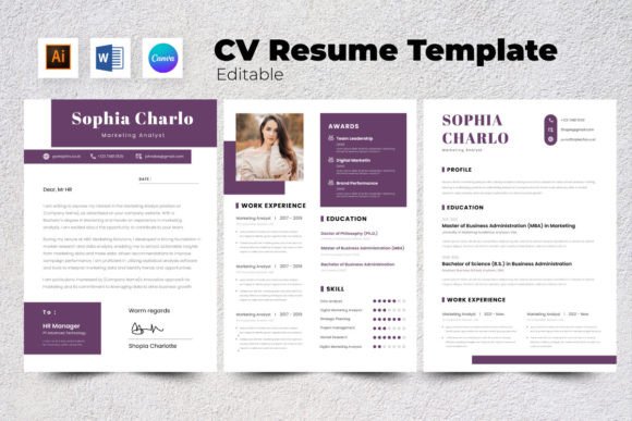Download Resume / CV Marketing Analyst V6 - Market Collection