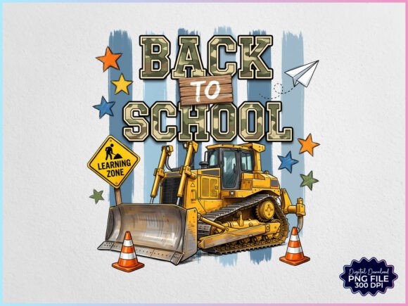 Download Back to School Construction Vehicle PNG - School Collection