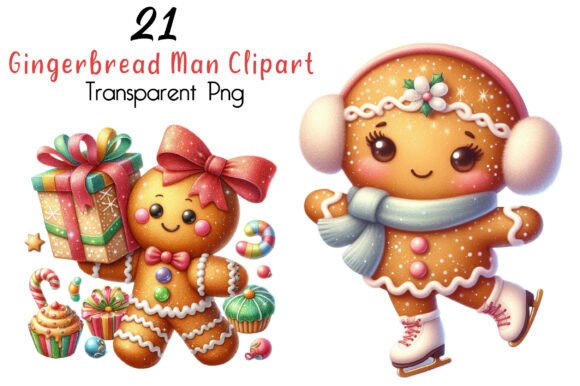 Download Cute Gingerbread Man Clipart - Man Collection