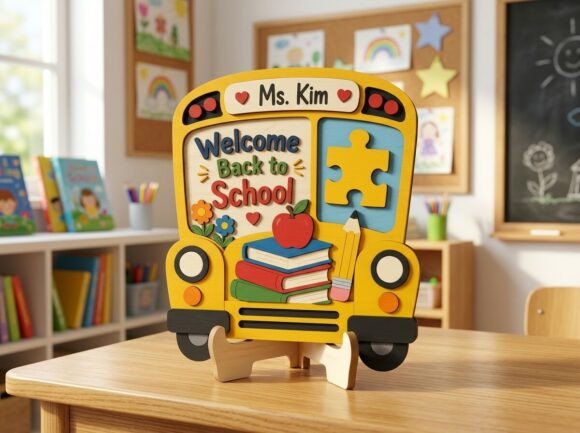 Download Back to School Stand Sign Custom - School Collection