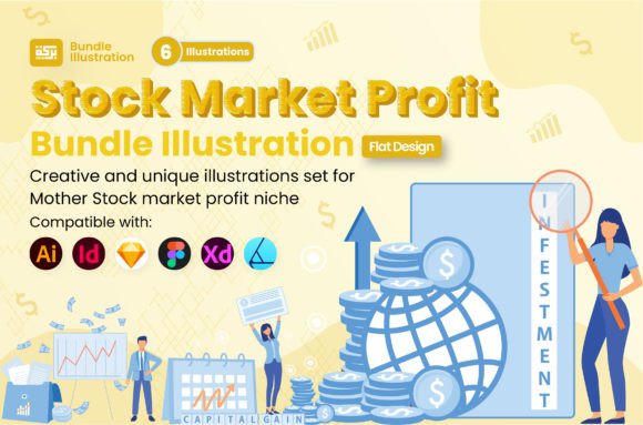 Download Illustration of Stock Market Profit - Market Collection