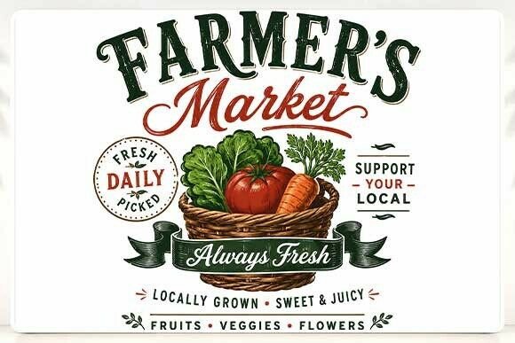 Download Farmers Market Produce PNG - Market Collection