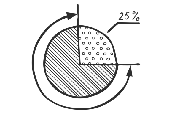 Download Pie Chart Icon. Market Statistic Data Do - Market Collection
