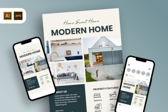 Download Modern Home Real Estate Marketing Flyer - Market Collection